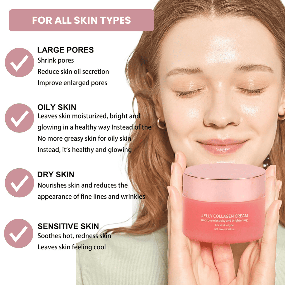 Collagen Jelly Cream: 24-Hour Firming & Hydrating