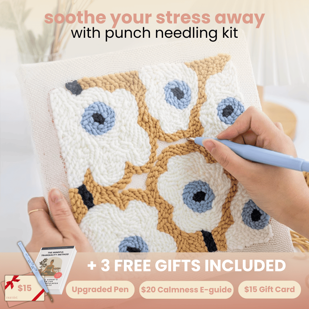 Punch Needle Kit with Threads