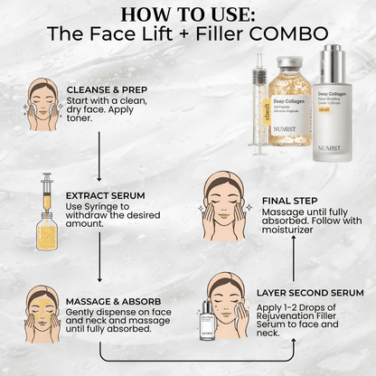 Korean Silk Collagen & Peptide Face-Lift Duo